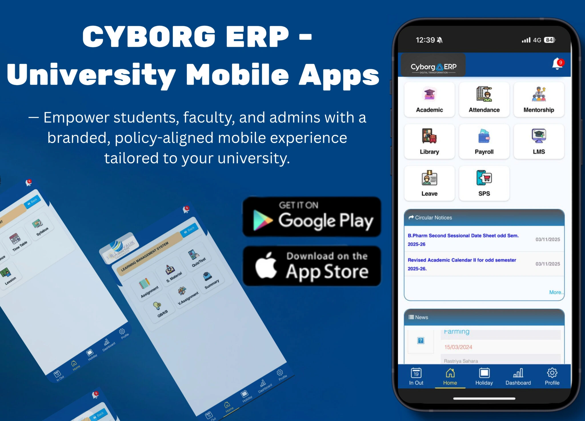Cyborg erp - University Mobile App