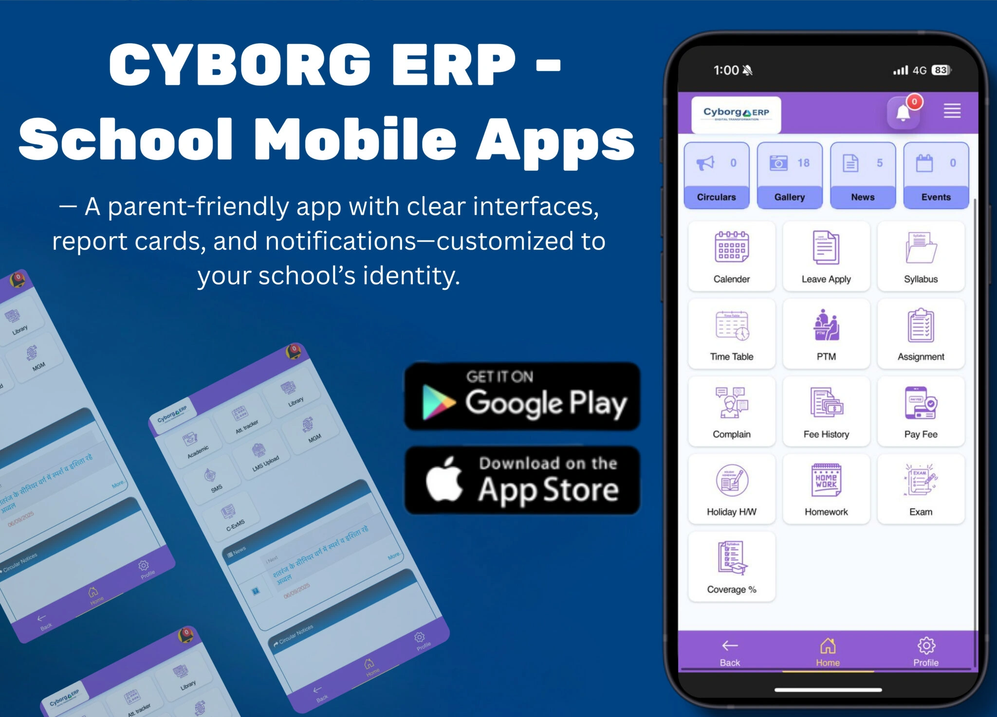 Cyborg ERP - School Mobile Apps